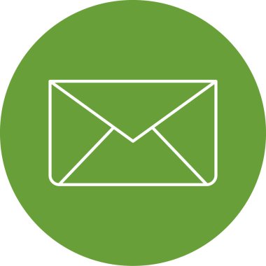 zarf simgesi, vektör çizimi