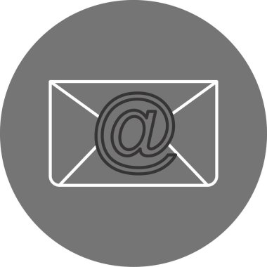 e- posta simgesi vektör illüstrasyonu