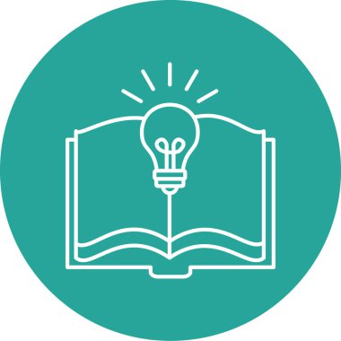 Kitap simgesinin vektör illüstrasyonu