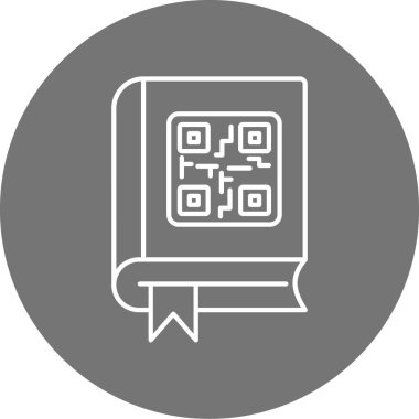 Kitap. Web simgesi basit illüstrasyon