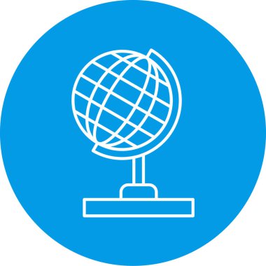 Dünya simgesinin vektör illüstrasyonu