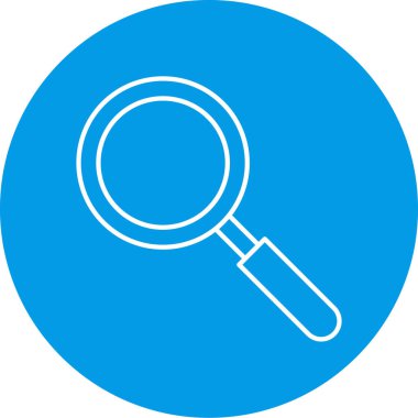 vektör büyütme cam simgesi