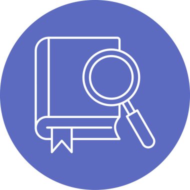 Kitap. Web simgesi basit illüstrasyon