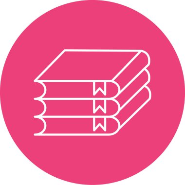 Kitap simgesinin vektör illüstrasyonu