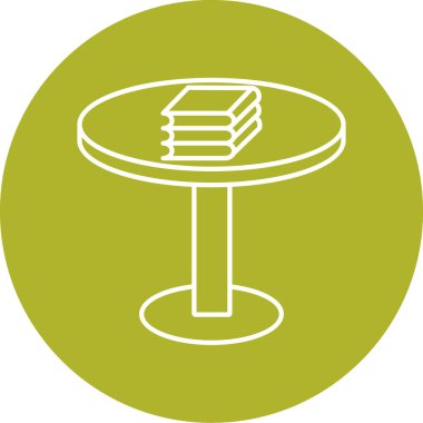 Tablo simgesinin vektör illüstrasyonu