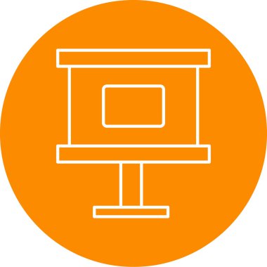 vektör lcd simgesi illüstrasyonu