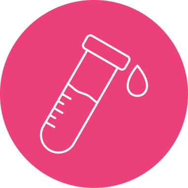 test tübü ikon vektör çizimi