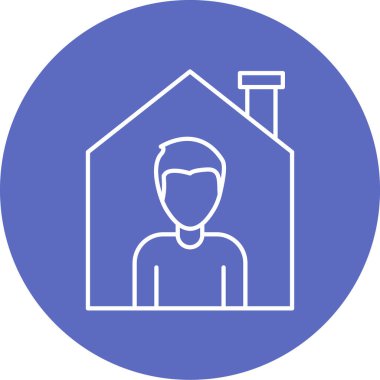 avatar. Web simgesi basit tasarım