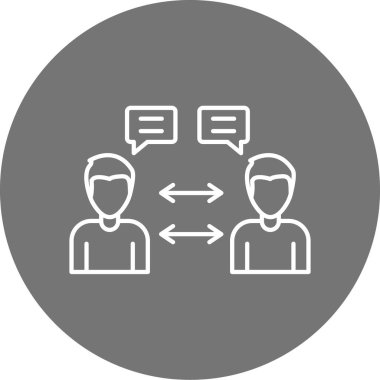 İnsan simgesinin vektör illüstrasyonu