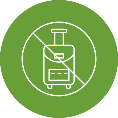 Seyahat simgesinin vektör illüstrasyonu