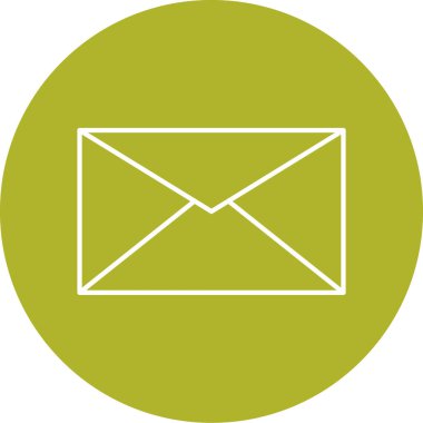 Posta simgesinin vektör illüstrasyonu