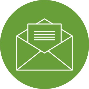 posta zarfının vektör simgesi tasarımı