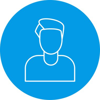 İnsan simgesinin vektör illüstrasyonu