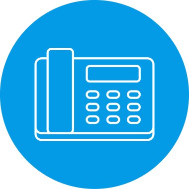 Modern telefon simgesinin vektör illüstrasyonu