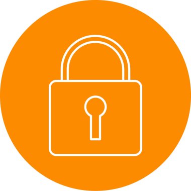 ikon vektör illüstrasyonunu kilitle