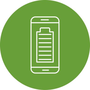 Mobil simgenin vektör illüstrasyonu