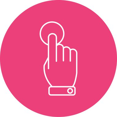 Moda Biçimli El Simgesi İzole Arkaplanı