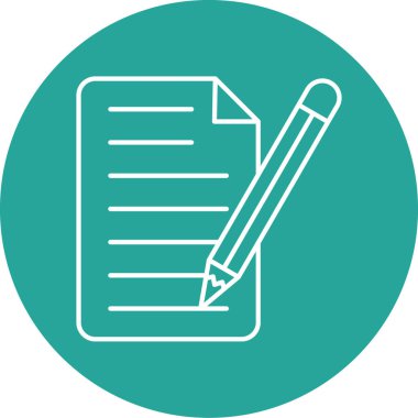 Kalem. Web simgesi basit tasarım