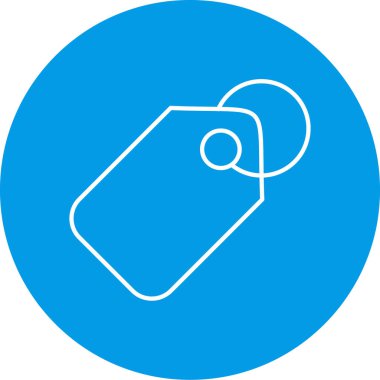 etiket simgesi vektör illüstrasyonu