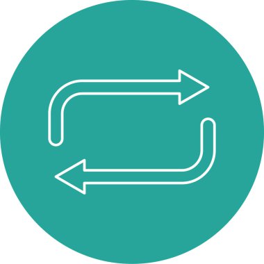 ok simgesinin vektör illüstrasyonu