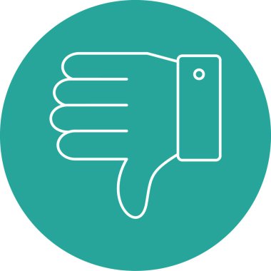 Baş parmak işareti tutan bir elin vektör çizimi