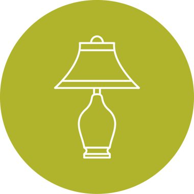 Modern lamba simgesinin vektör illüstrasyonu