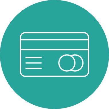 Kredi kartı vektör simgesi