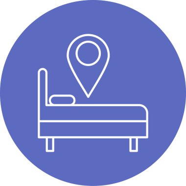 konum. Web simgesi basit illüstrasyon