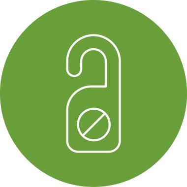 askı simgesi vektör illüstrasyonu