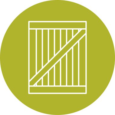 Modern b 'nin vektör illüstrasyonu kapı simgesinden yoksun