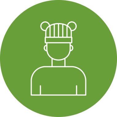 İnsan simgesinin vektör illüstrasyonu