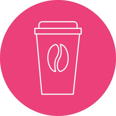 kahve fincanı ikonu vektör illüstrasyonu