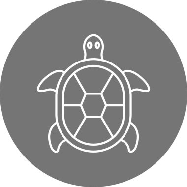 Kaplumbağa simge vektör çizim