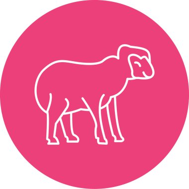 Bir deve simgesinin vektör çizimi