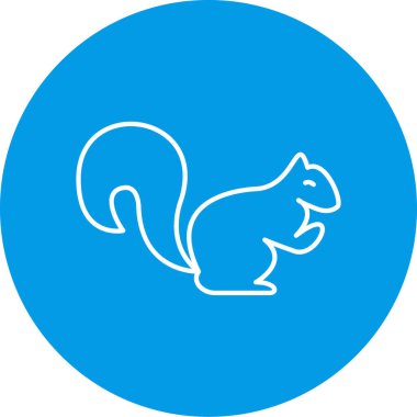 Tek kedi simgesinin vektör illüstrasyonu