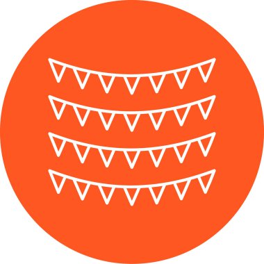 Güzel bir karnaval simgesinin vektör çizimi