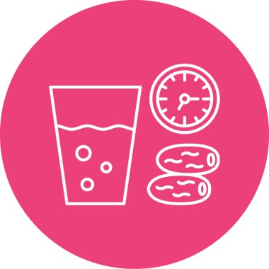 Gıda simgesinin vektör illüstrasyonu