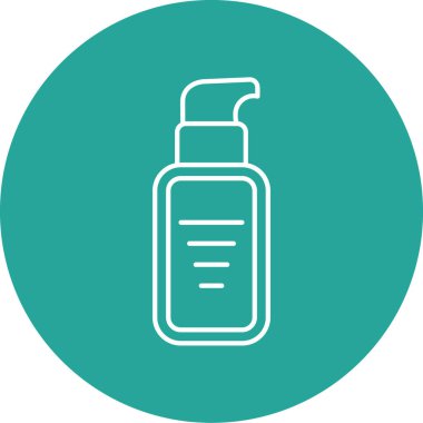 Güzellik salonu simgesinin vektör illüstrasyonu