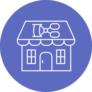 vektör mağaza simgesi çizimi