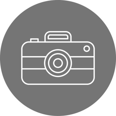 fotoğraf, vektör illüstrasyonu, kişisel ve ticari çizginin simge ögesi