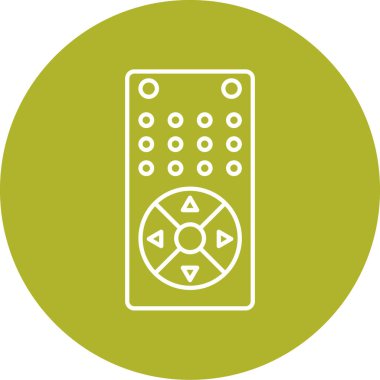 Kontrolör. Web simgesi vektör illüstrasyonu