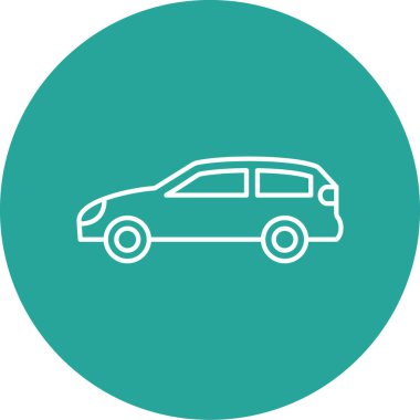 araba simgesi vektör illüstrasyonu