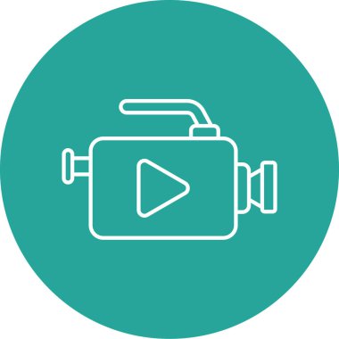 Projeniz için vektör video simgesi