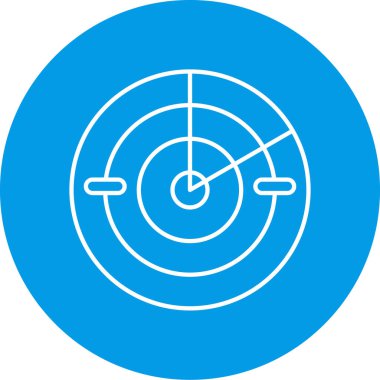 Hedef. Web simgesi basit illüstrasyon