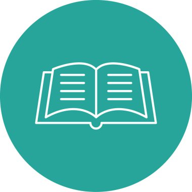kitap simgesi vektör illüstrasyonu