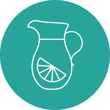 Sürahi simge vektör çizim