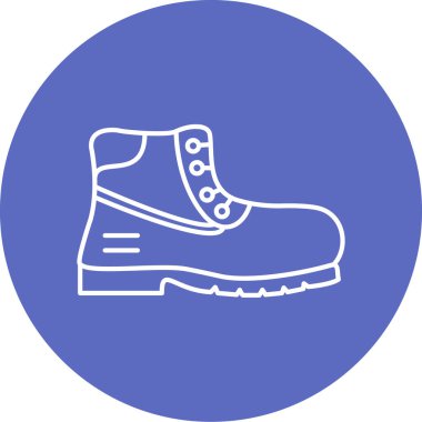 Ayakkabı. Web simgesi basit illüstrasyon