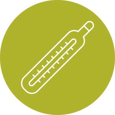 termometre simgesi vektör illüstrasyonu