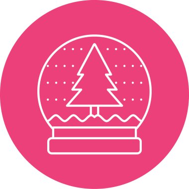 Noel ağacı simgesi vektör illüstrasyonuName