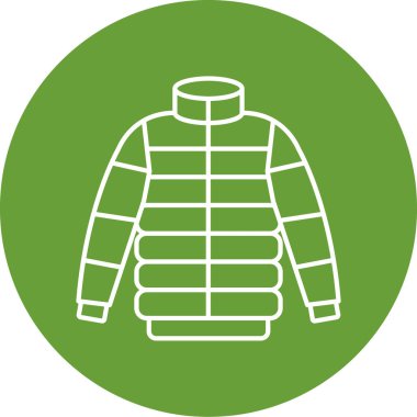 Bir eşarp simgesinin vektör çizimi